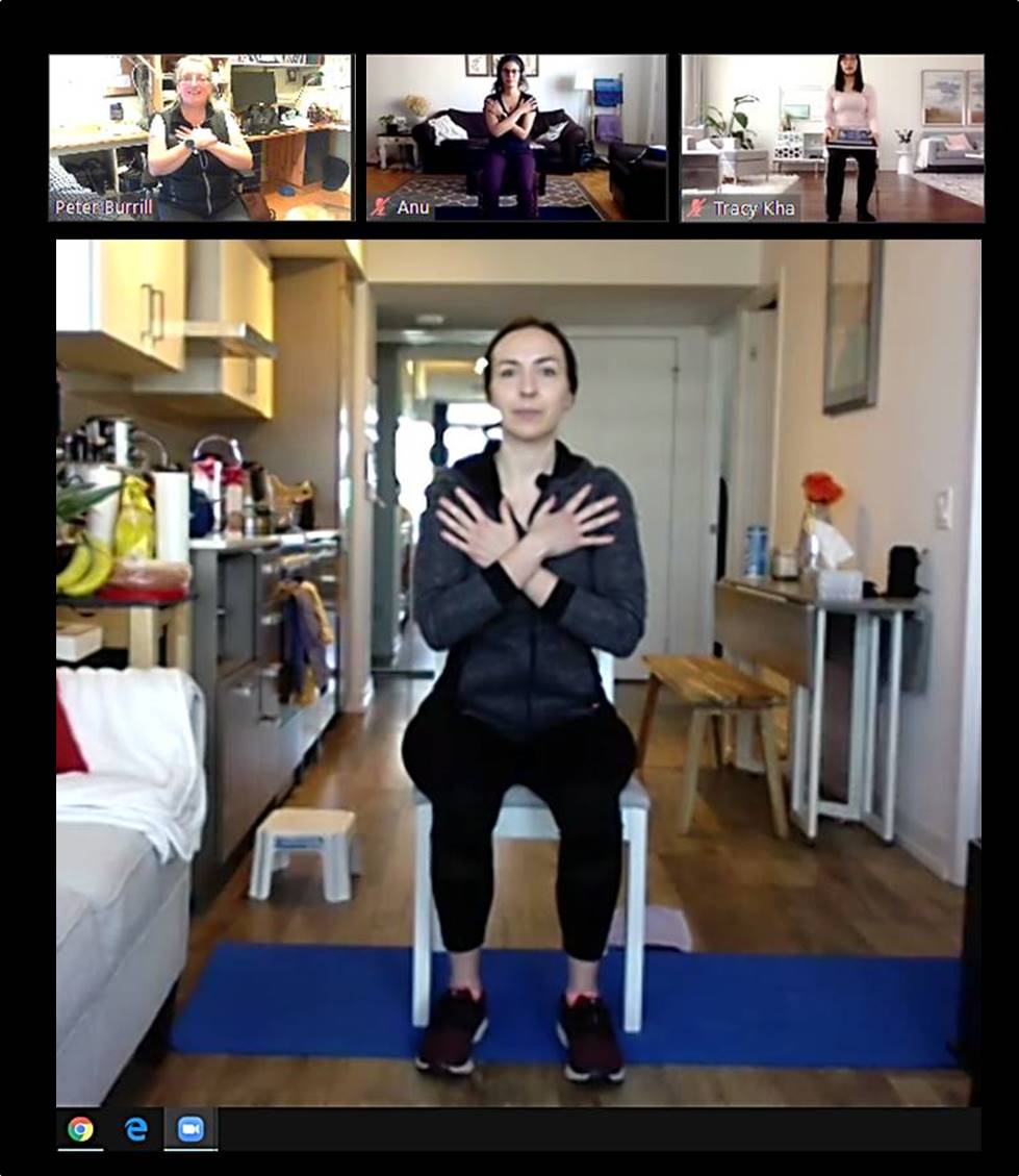 Virtual Group Exercise Class Virtual Group Exercise Class